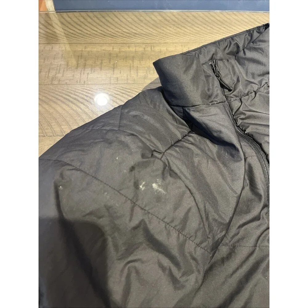 The North Face Coat Men XXL 2XL Black Puffer Jacket Full Zip Lightweight Winter